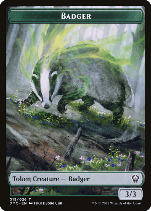 Badger (TDMU-015) - Dominaria United Tokens Foil