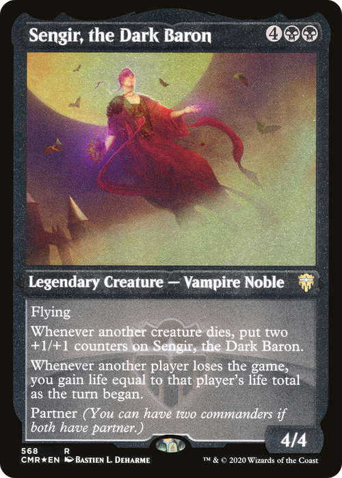 Sengir, the Dark Baron (Foil Etched) (CMR-568) - Commander Legends Etched Foil