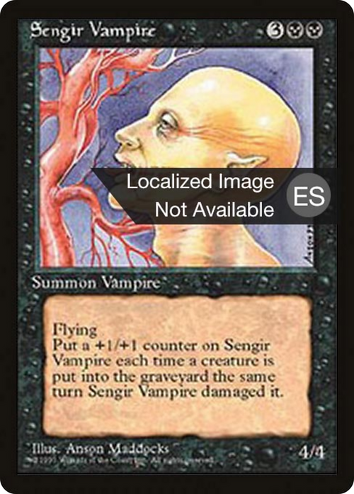 Sengir Vampire (4BB-) - Fourth Edition Foreign Black Border