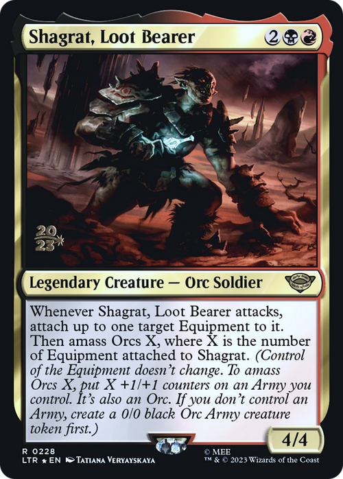 Shagrat, Loot Bearer (PRE-228) - Tales of Middle-earth Promos Foil