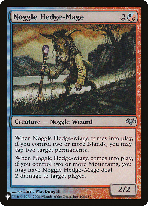 Noggle Hedge-Mage (LIST-EVE-108) - The List