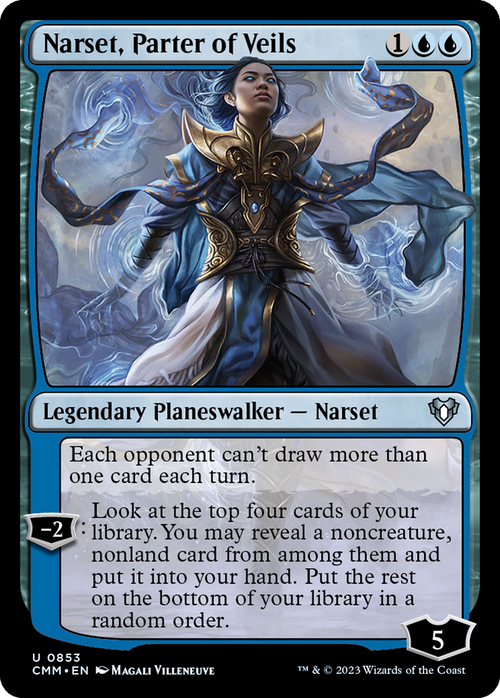 Narset, Parter of Veils (CMM-853) - Commander Masters