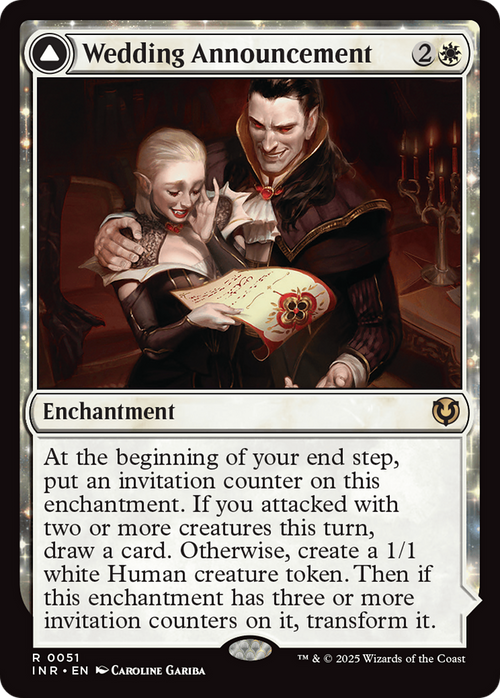 Wedding Announcement (INR-051) - Innistrad Remastered: (enchantment) Foil