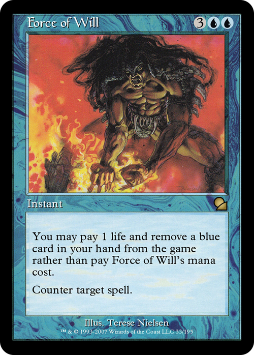 Force of Will (ME1-033) - Masters Edition