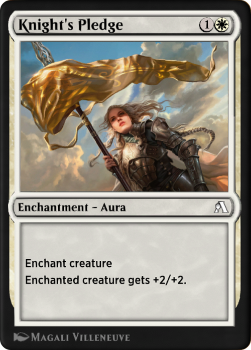 Knight's Pledge (OANA-005) - Arena New Player Experience Cards