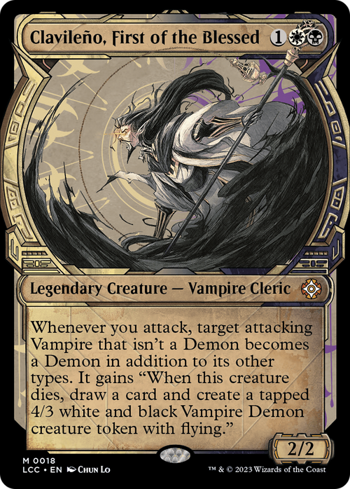 Clavileno, First of the Blessed (Showcase) (LCC-018) - The Lost Caverns of Ixalan Commander: (Showcase) Foil