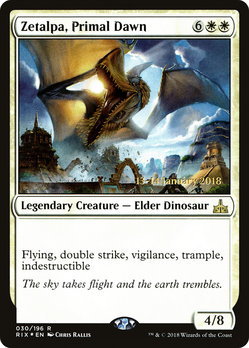 Zetalpa, Primal Dawn (PRE-30S) - Rivals of Ixalan Promos Foil
