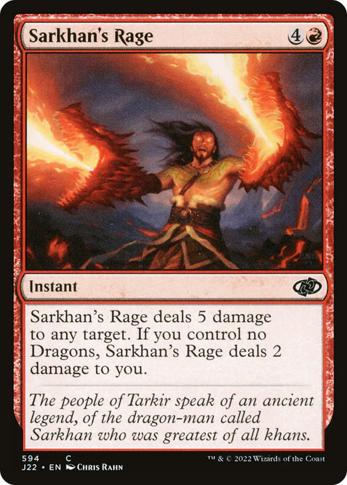 Sarkhan's Rage (J22-594) - Jumpstart 2022