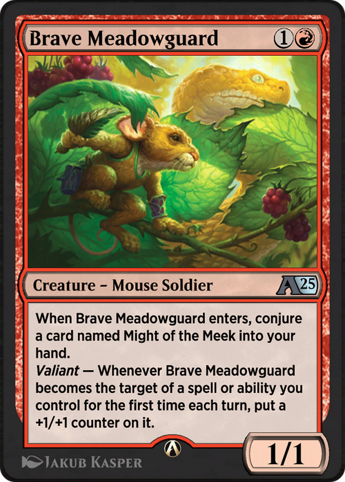 Brave Meadowguard (YBLB-013) - Alchemy: Bloomburrow