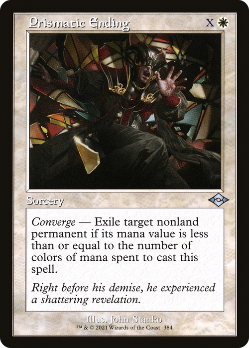 Prismatic Ending (Retro Frame) (MH2-384) - Modern Horizons 2 Foil