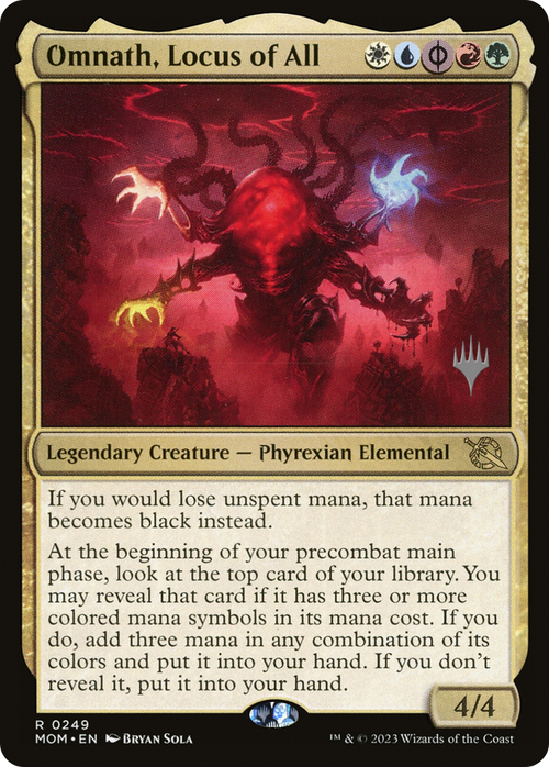 Omnath, Locus of All (PPMOM-249) - March of the Machine Promos Foil