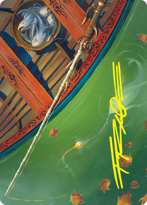 Fishing Pole // Fishing Pole (AFDN-018) - Foundations Art Series (Borderless) Foil