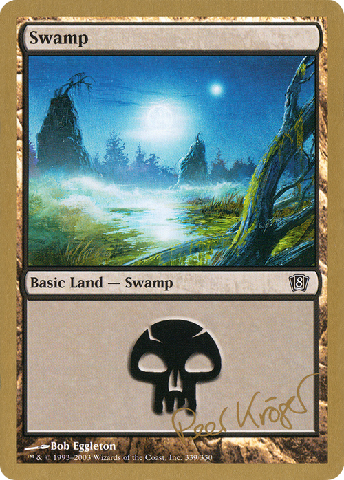 Swamp (339) - 2003 Peer Kroger (8ED) (WCD-PK339) - World Championship Decks 2003