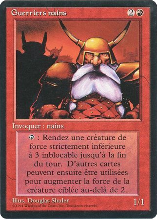 Dwarven Warriors (FBB-) - Foreign Black Border
