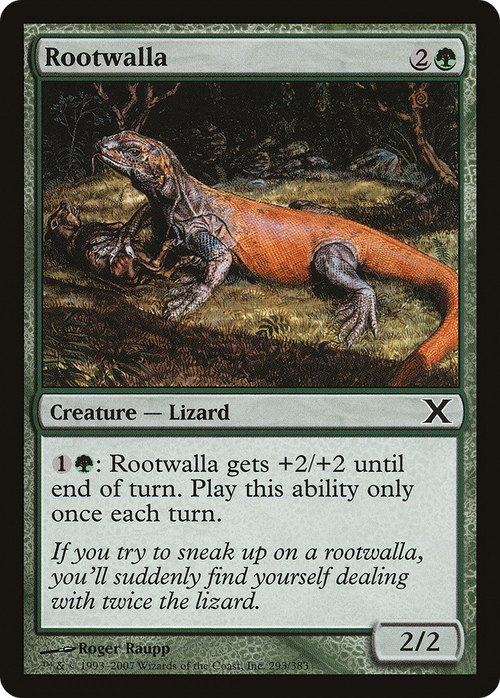 Rootwalla (10E-293) - Tenth Edition Foil