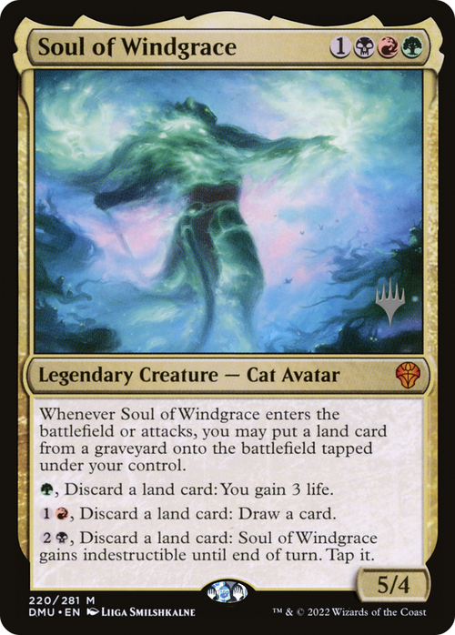 Soul of Windgrace (PPDMU-220) - Dominaria United Promos Foil