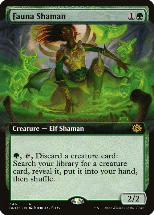 Fauna Shaman (Extended Art) (BRO-346) - The Brothers' War: (Extended Art)