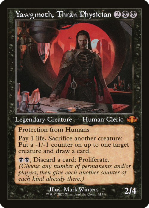 Yawgmoth, Thran Physician (Retro Frame) (DMR-315) - Dominaria Remastered