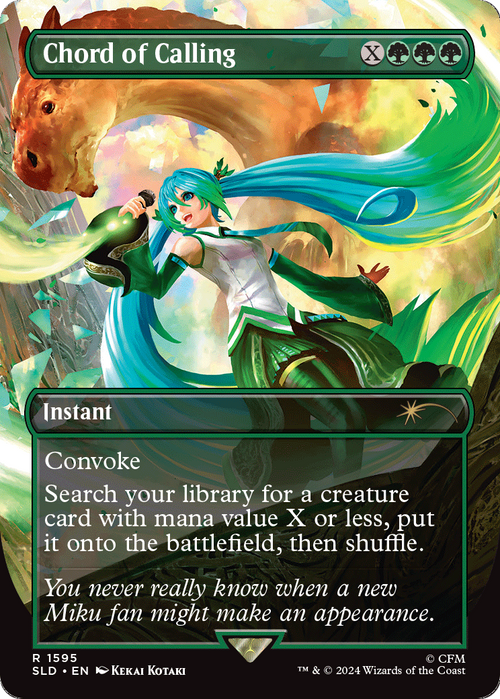 Chord of Calling (SLD-1595) - Secret Lair Drop (Borderless) Foil