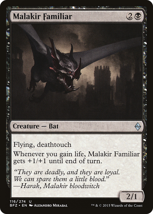 Malakir Familiar (BFZ-116) - Battle for Zendikar Foil