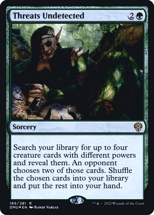 Threats Undetected (PRE-185) - Dominaria United Promos Foil