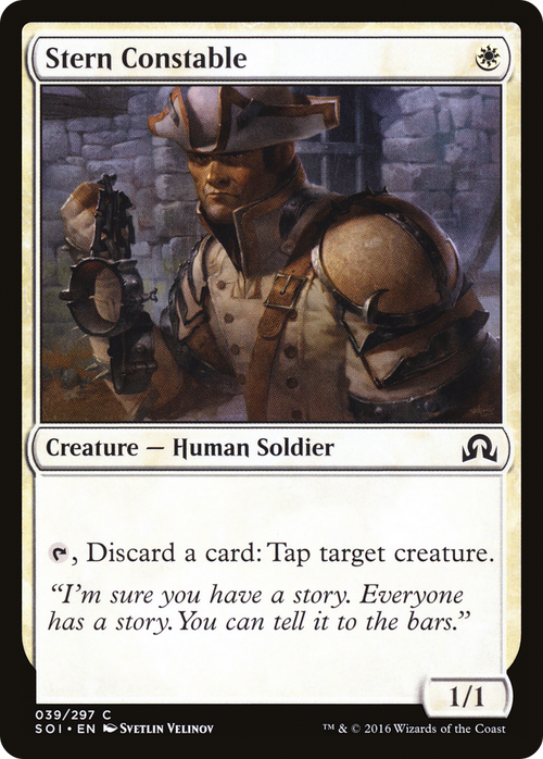 Stern Constable (SOI-039) - Shadows over Innistrad Foil