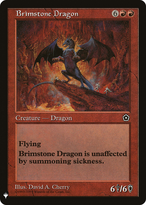 Brimstone Dragon (LIST-P02-92) - The List