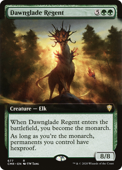 Dawnglade Regent (Extended Art) (CMR-677) - Commander Legends: (Extended Art)