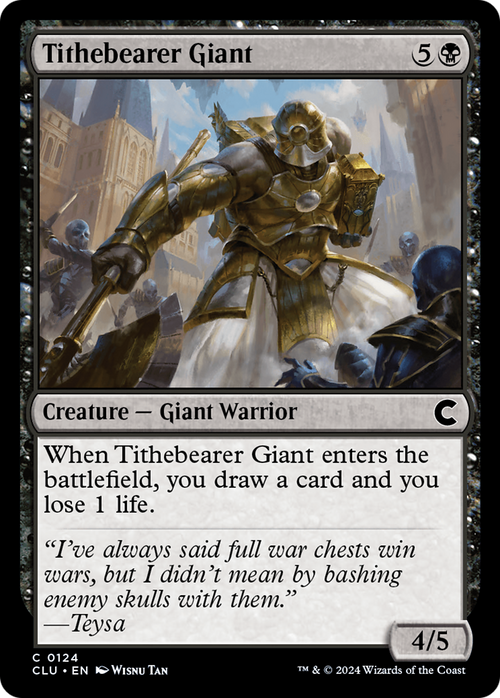 Tithebearer Giant (CLU-124) - Ravnica: Clue Edition