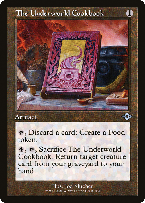 The Underworld Cookbook (Retro Frame) (MH2-434) - Modern Horizons 2 Etched Foil