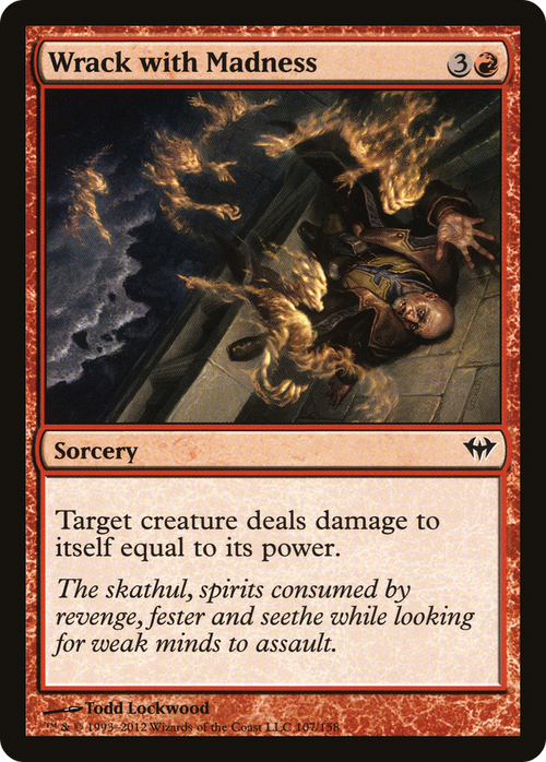 Wrack with Madness (DKA-107) - Dark Ascension Foil
