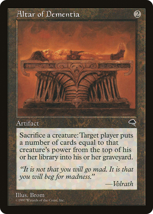 Altar of Dementia (TMP-276) - Tempest