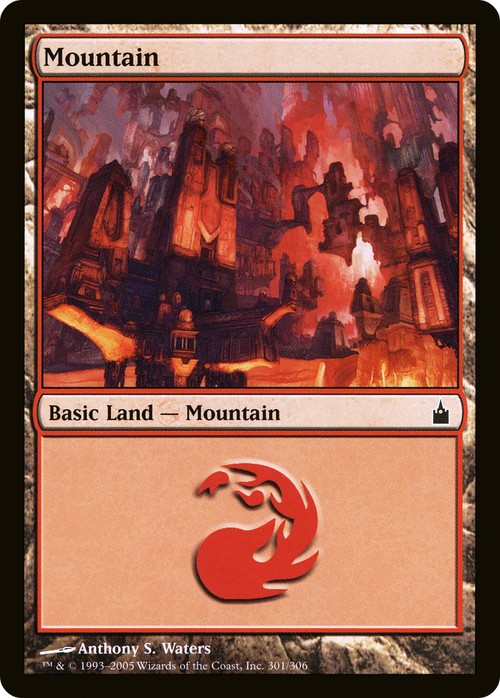 Mountain (301) (RAV-301) - Ravnica: City of Guilds