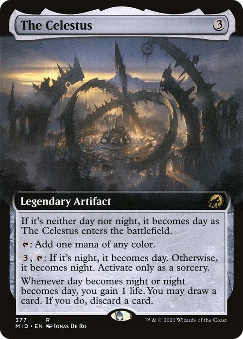 The Celestus (Extended Art) (MID-377) - Innistrad: Midnight Hunt: (Extended Art)
