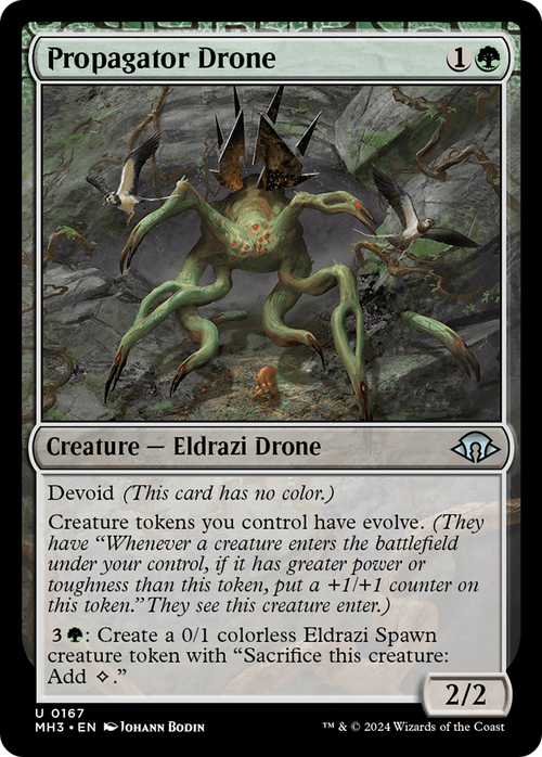 Propagator Drone (MH3-167) - Modern Horizons 3: (devoid) Foil