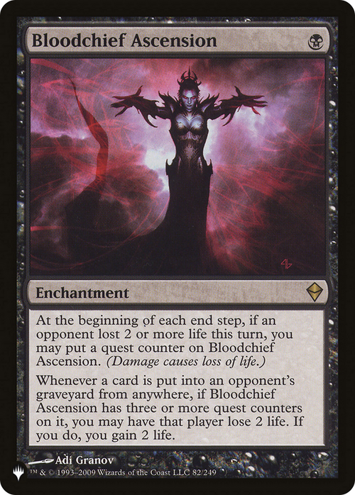 Bloodchief Ascension (LIST-82/249) - The List