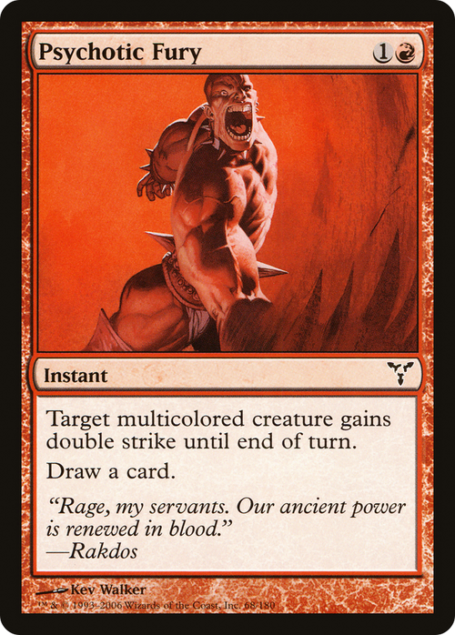 Psychotic Fury (DIS-068) - Dissension Foil