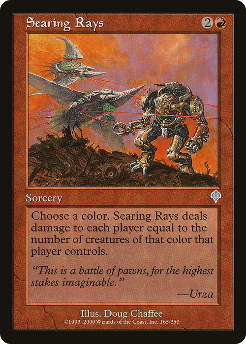 Searing Rays (INV-165) - Invasion Foil