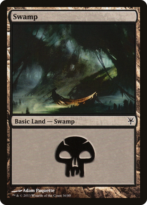 Swamp (36) (DDK-036) - Duel Decks: Sorin vs. Tibalt