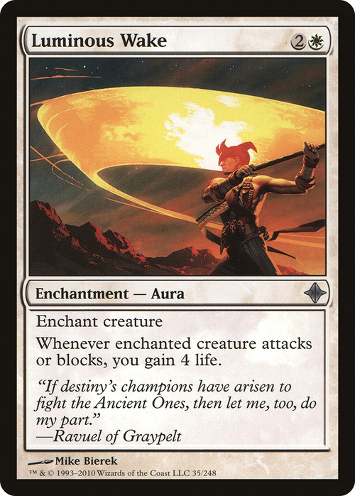 Luminous Wake (ROE-035) - Rise of the Eldrazi Foil