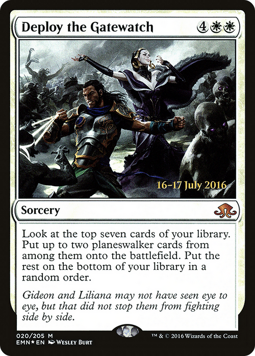 Deploy the Gatewatch (PRE-20S) - Eldritch Moon Promos Foil
