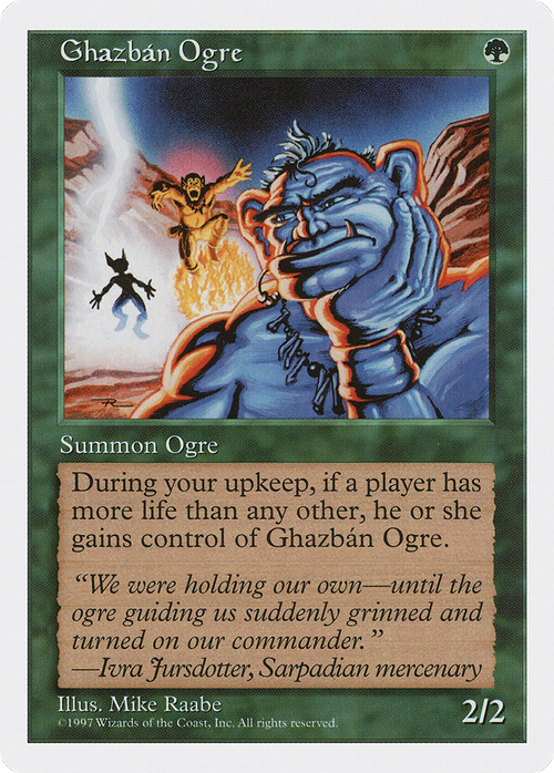 Ghazban Ogre (5ED-298) - Fifth Edition