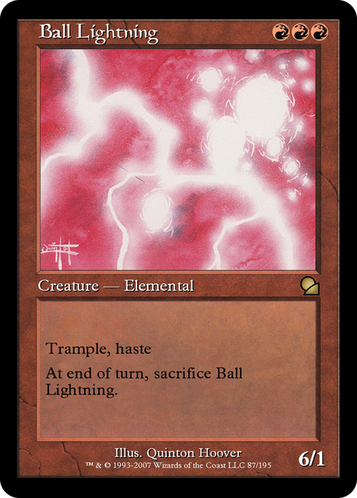 Ball Lightning (ME1-087) - Masters Edition