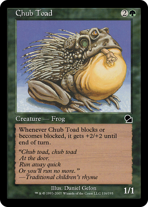 Chub Toad (ME1-116) - Masters Edition Foil
