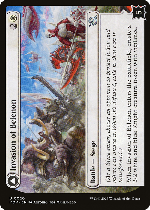 Invasion of Belenon (MOM-020) - March of the Machine Foil