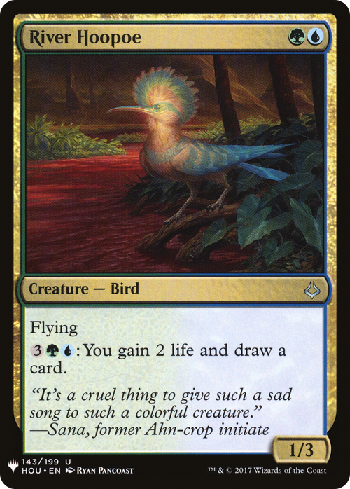 River Hoopoe (LIST-HOU-143) - The List