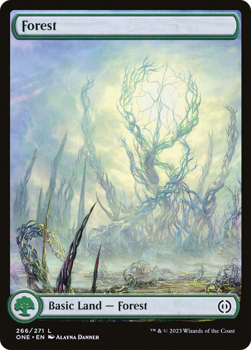 Forest (266) - Full Art (ONE-266) - Phyrexia: All Will Be One