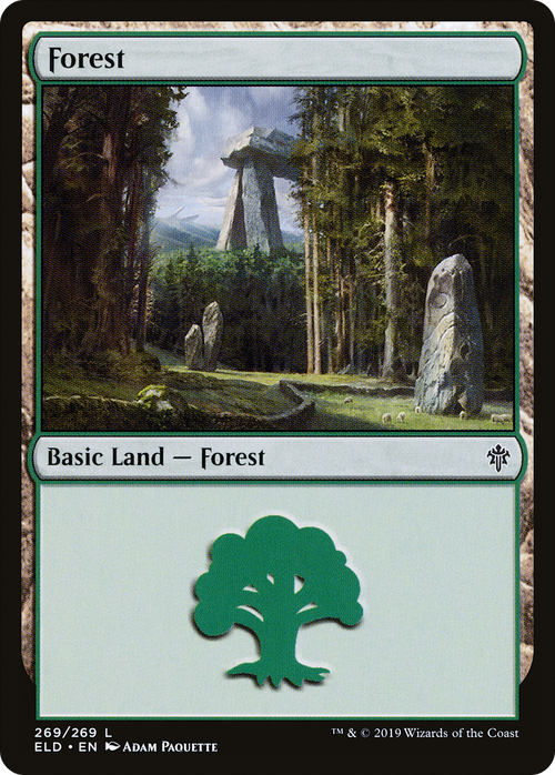 Forest (269) (ELD-269) - Throne of Eldraine Foil