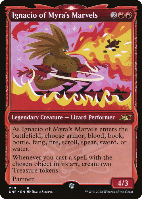 Ignacio of Myra's Marvels (Showcase) (UNF-250) - Unfinity: (Showcase) Foil