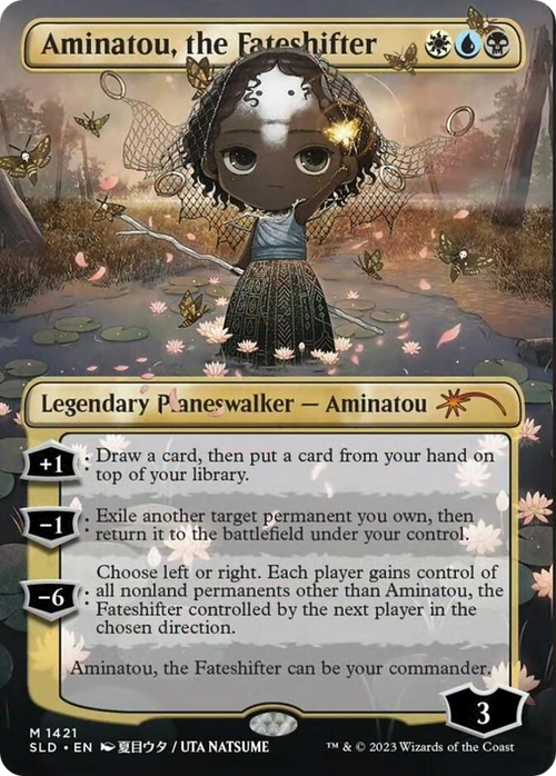 Aminatou, the Fateshifter (SLD-1421) - Secret Lair Drop (Borderless)